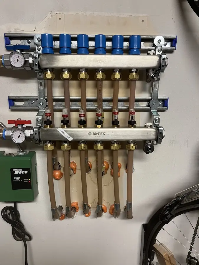 Plumber performing Leak Detection at a residential property in Cumberland